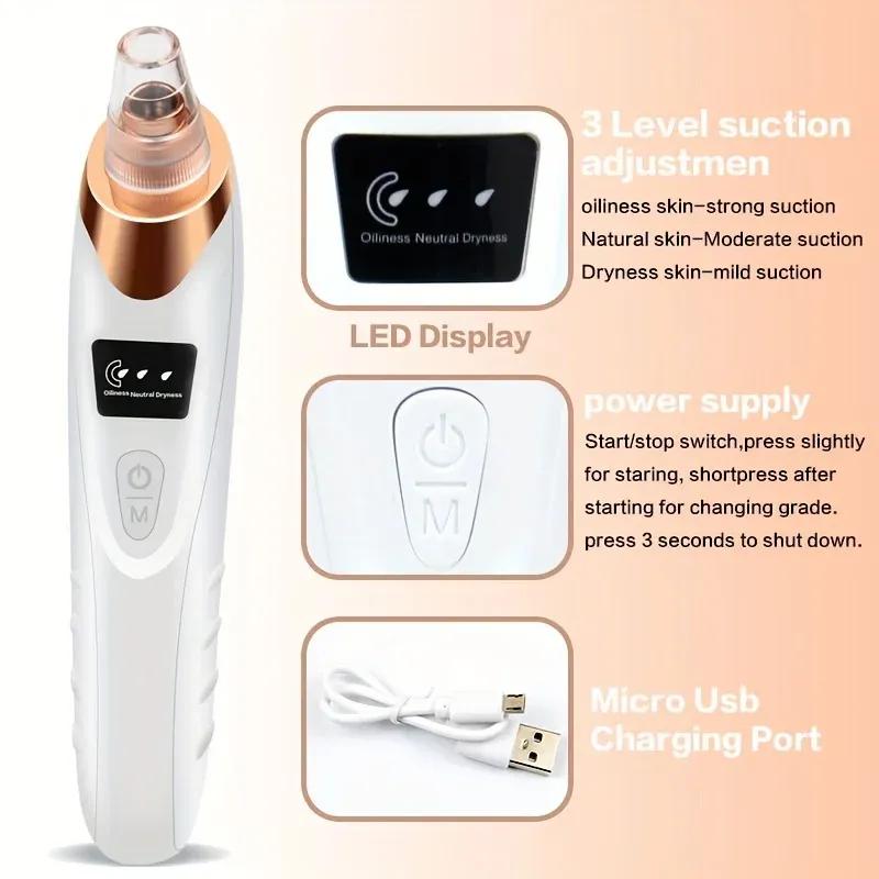 Rechargable Derma Suction Blackhead Remover