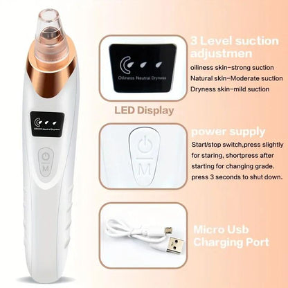 Rechargable Derma Suction Blackhead Remover