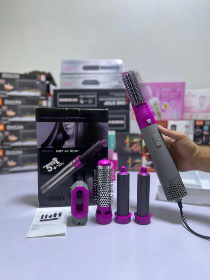 5 In 1 Hair Curler & Straightener